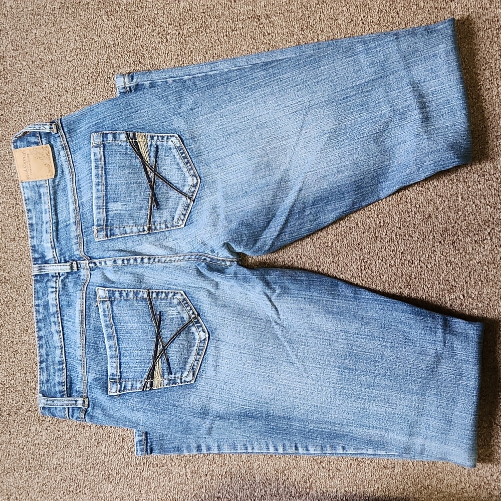 Size 7  red camel Jeans